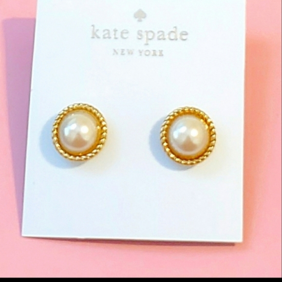 Kate Spade Faux Pearl Earrings